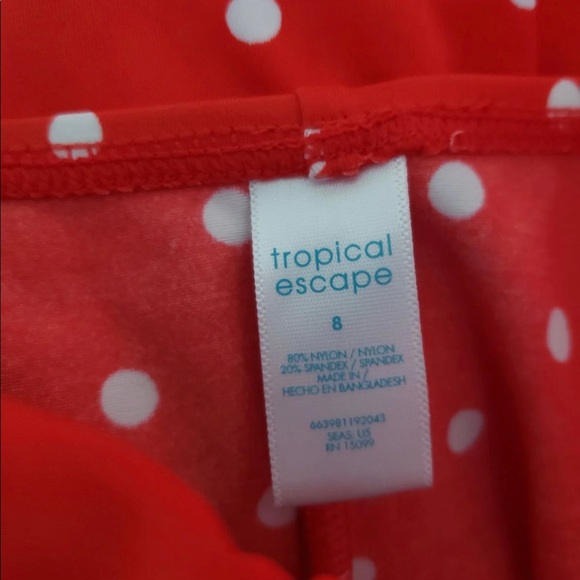 Tropical Escape Polka Dot one piece - Picture 4 of 6